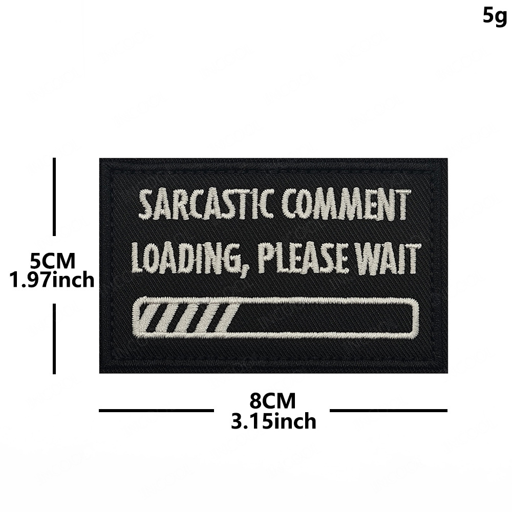 Funny Saying English Letter In - Embroidery Quote recension och pris