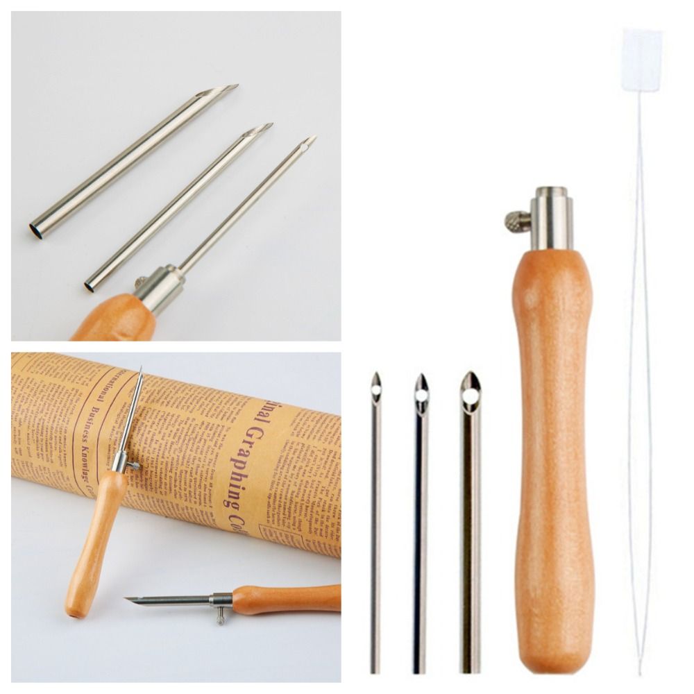 5Pcs 2.5mm/3.5mm/5mm Punch Nee - Punch Needle Handle recension och pris