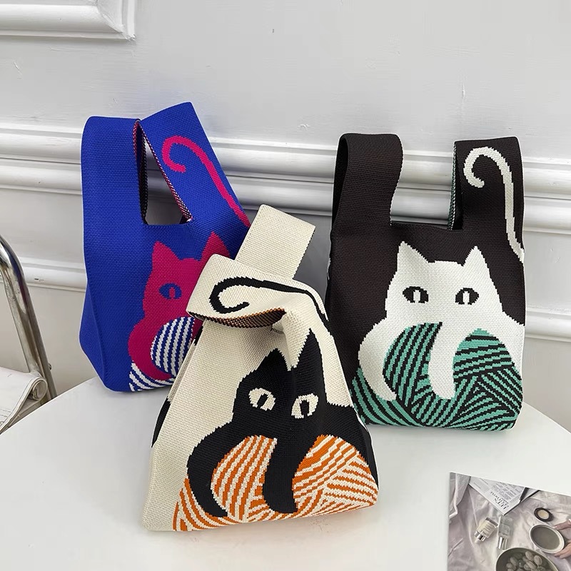 Women'S Knot Wrist Bag Portabl - Embroidery Knot recension och pris
