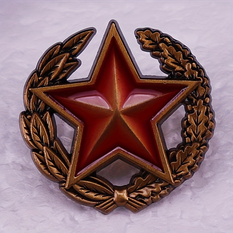 1pc Belarusian Red Star Emblem - Embroidery Legacy recension och pris
