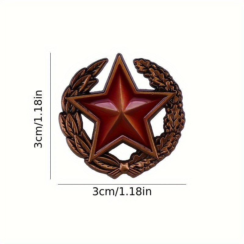 1pc Belarusian Red Star Emblem - Embroidery Legacy recension och pris