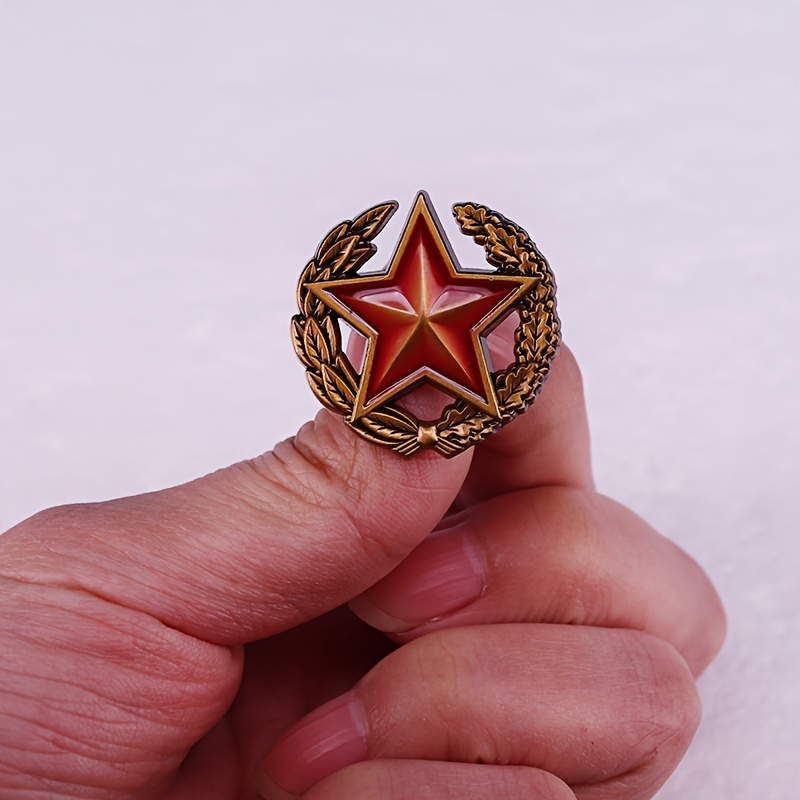 1pc Belarusian Red Star Emblem - Embroidery Legacy recension och pris
