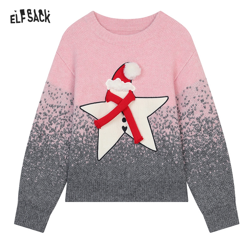 ELFSACK 2024 Winter New Arriva - Embroidery Gradient recension och pris