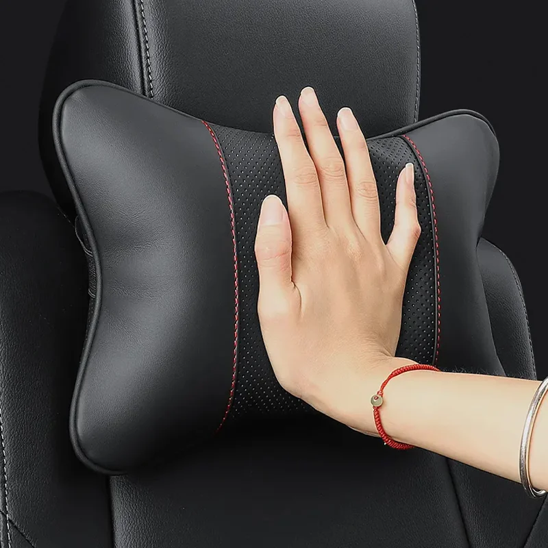 1Pcs Car Seat Headrest Auto Lo - Embroidery Legacy recension och pris