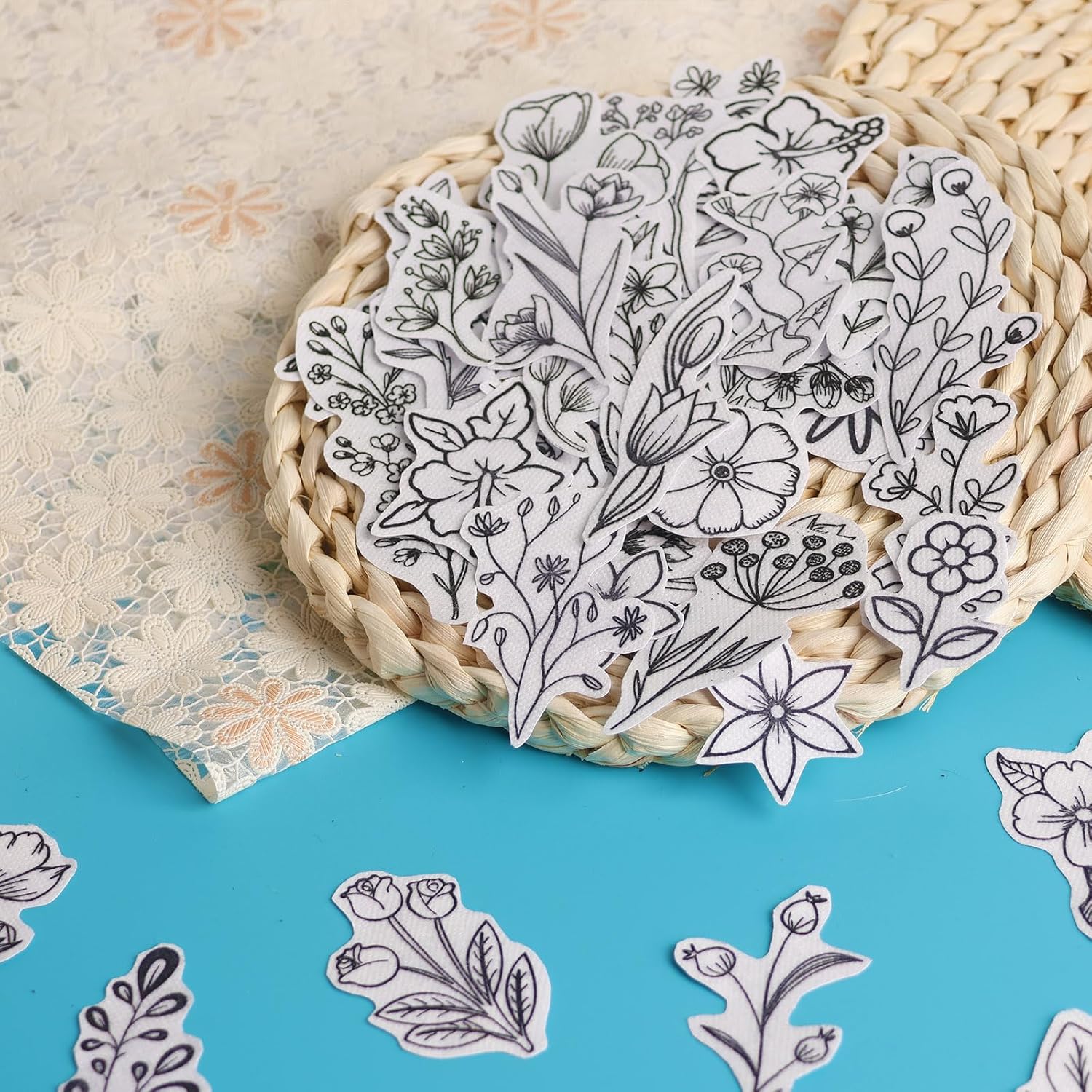 50Pcs Water Soluble Embroidery - Embroidery Quilting recension och pris