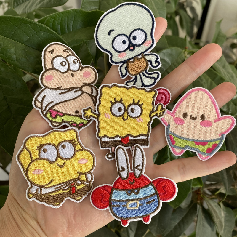 SpongeBob SquarePants Self-adh - Embroidery Patches recension och pris