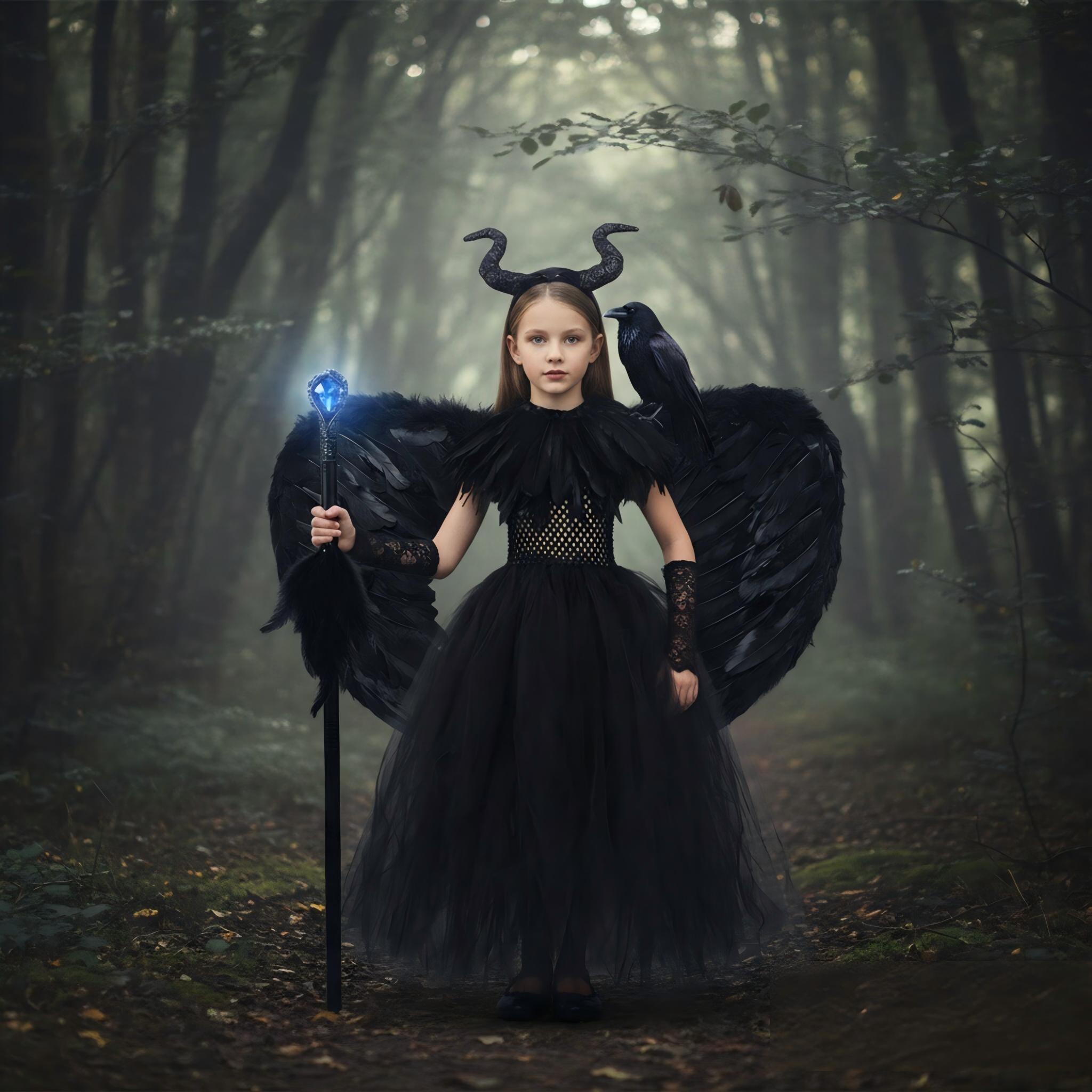 Gothic Girls Dark Evil Witch C - Embroidery Gothic recension och pris