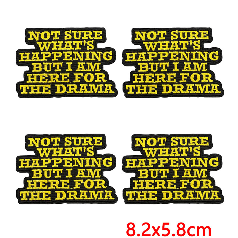 10Pcs Funny Sarcastic Quote Em - Embroidery Quote recension och pris