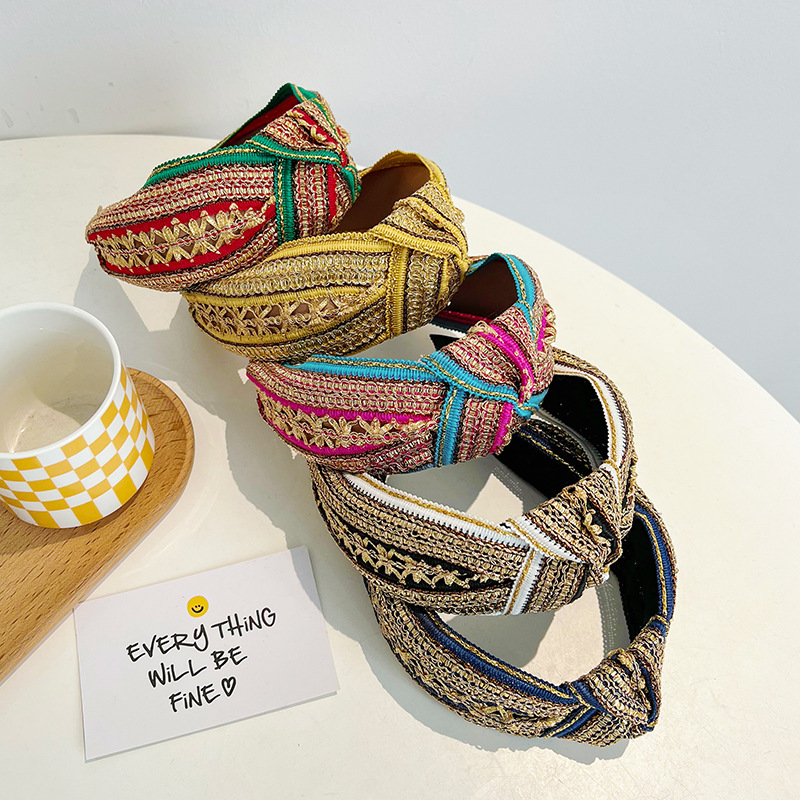Women Girls Vintage Bohemian E - Embroidery Knot recension och pris