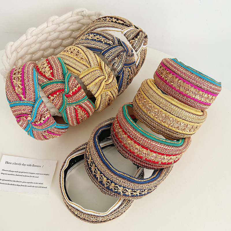Women Girls Vintage Bohemian E - Embroidery Knot recension och pris