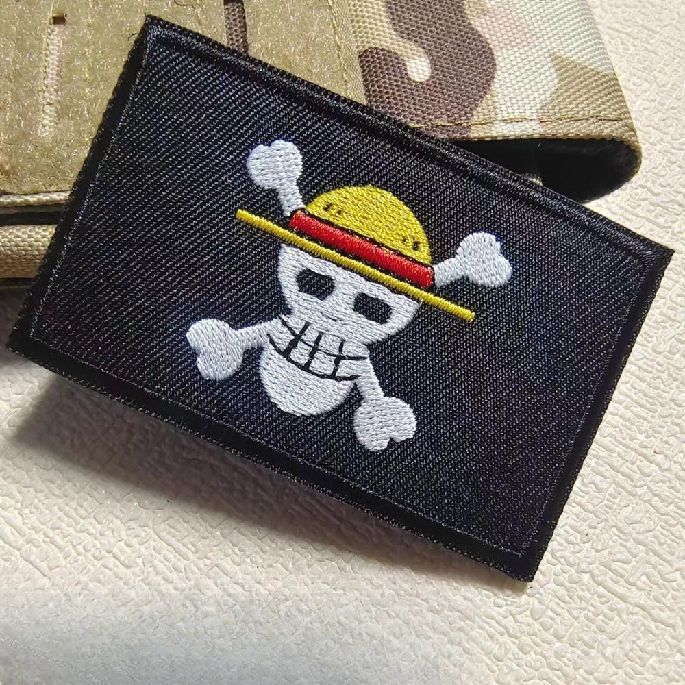 One Piece Badg Cartoon sleeve  - Embroidery Patches recension och pris