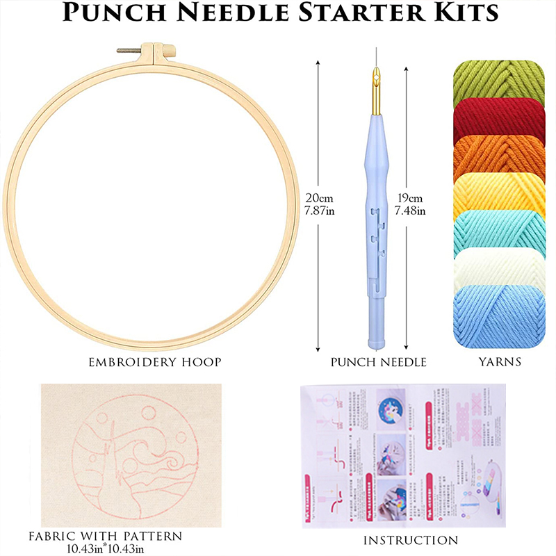 GATYZTORY Punch Needle Embroid - Punch Needle Handle recension och pris