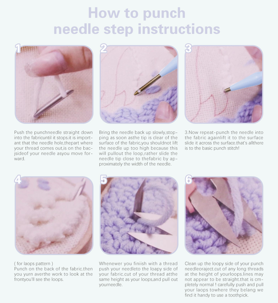 GATYZTORY Punch Needle Embroid - Punch Needle Handle recension och pris