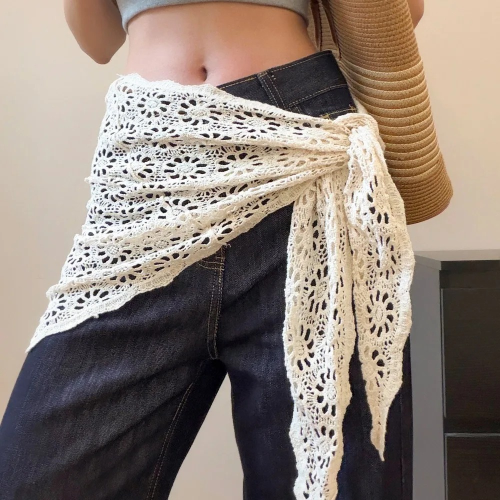 Knitted Hollow Hip Curtain Out - Embroidery Converter recension och pris
