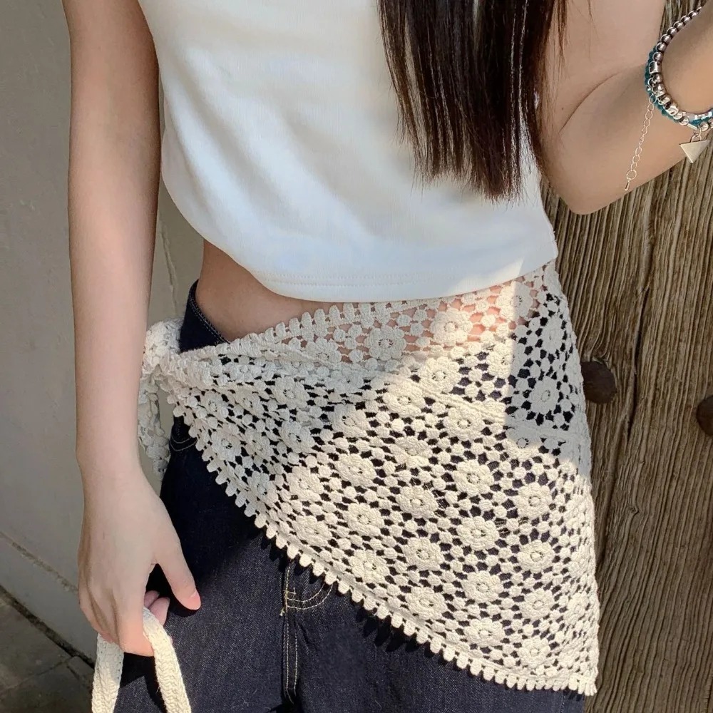 Knitted Hollow Hip Curtain Out - Embroidery Converter recension och pris