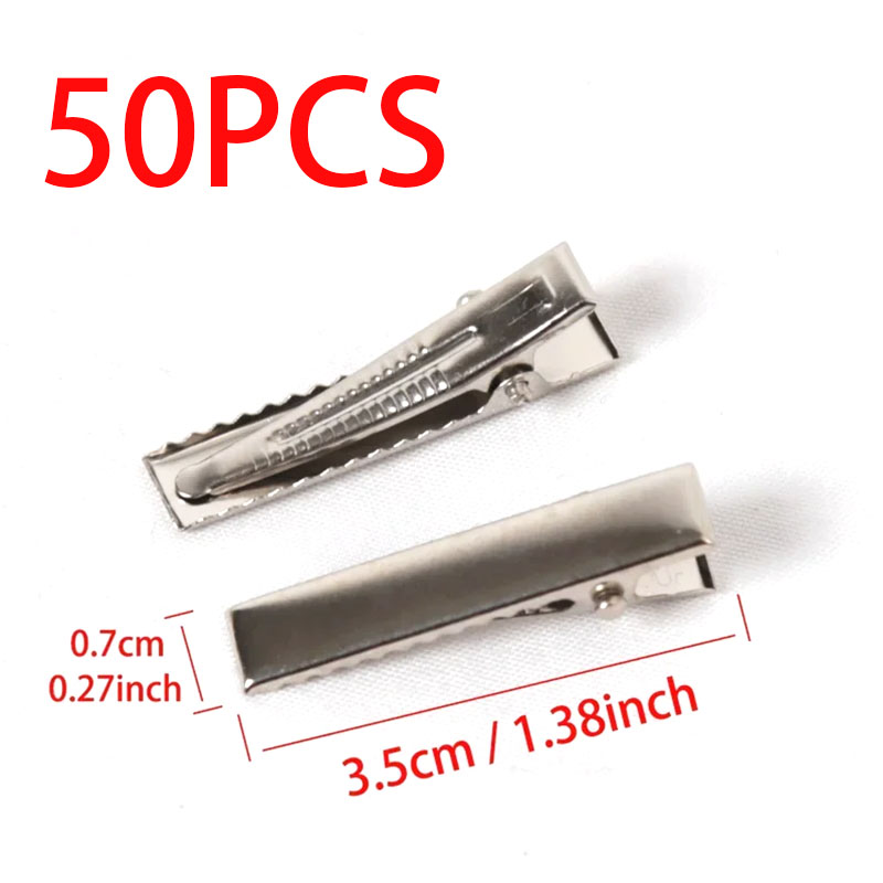 50PCS Metal Hair Clips Iron Du - Embroidery Knot recension och pris