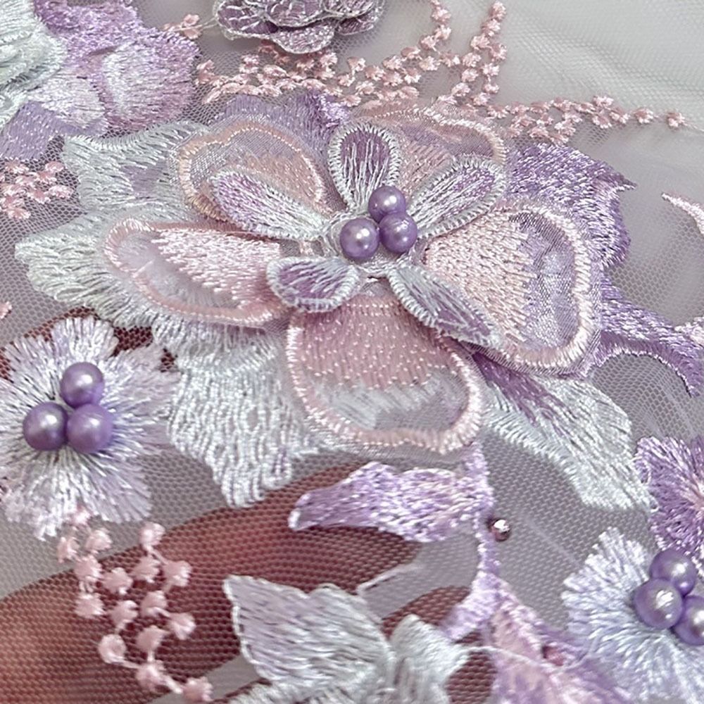 Fashion Elegant Colorful Sequi - Embroidery Flower Pattern recension och pris