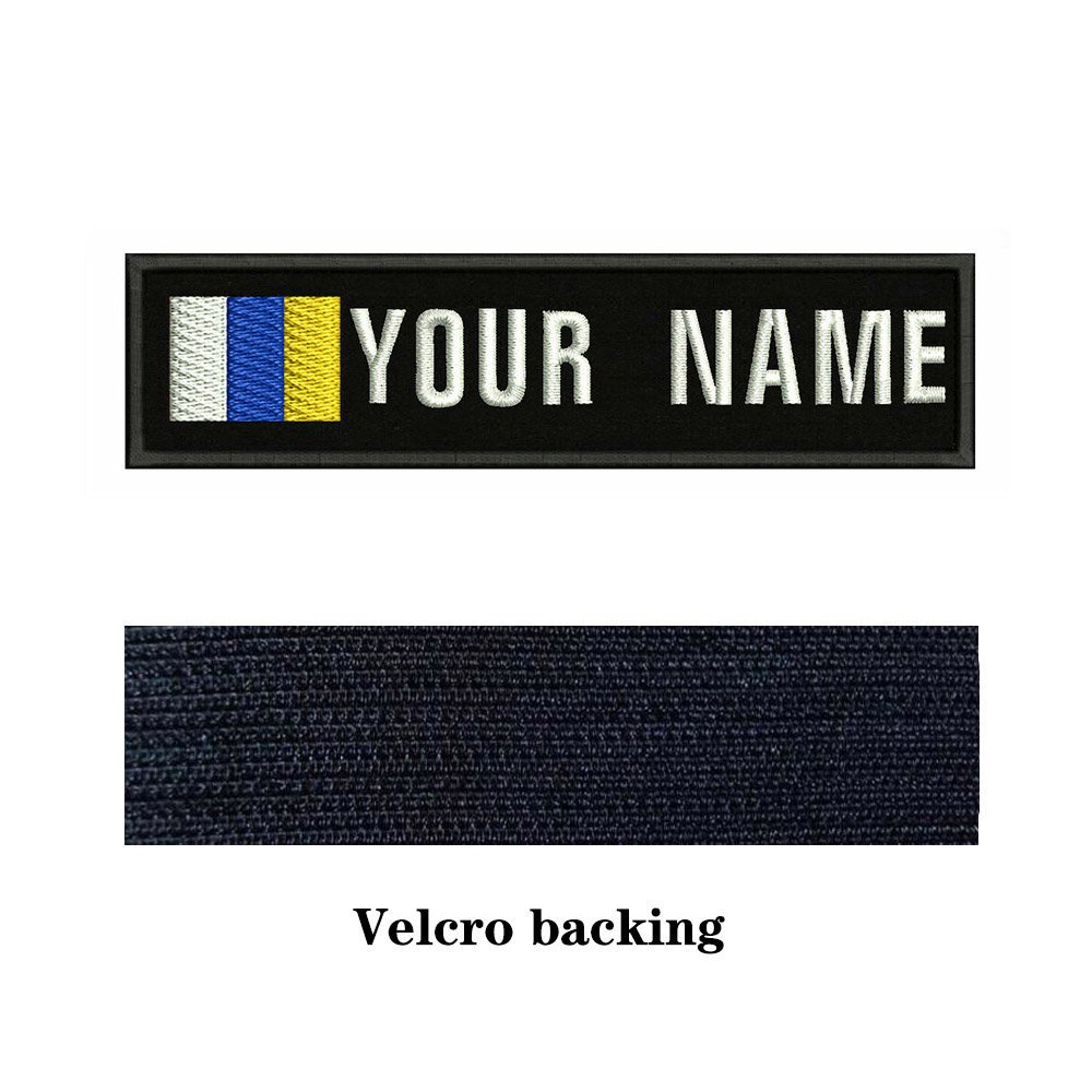 Canary Islands Flag 10X2.5cm E - Embroidery Quote recension och pris