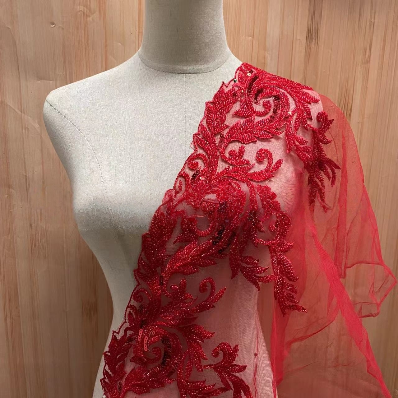 Beaded Embroidery Lace Trim wi - Embroidery Gradient recension och pris