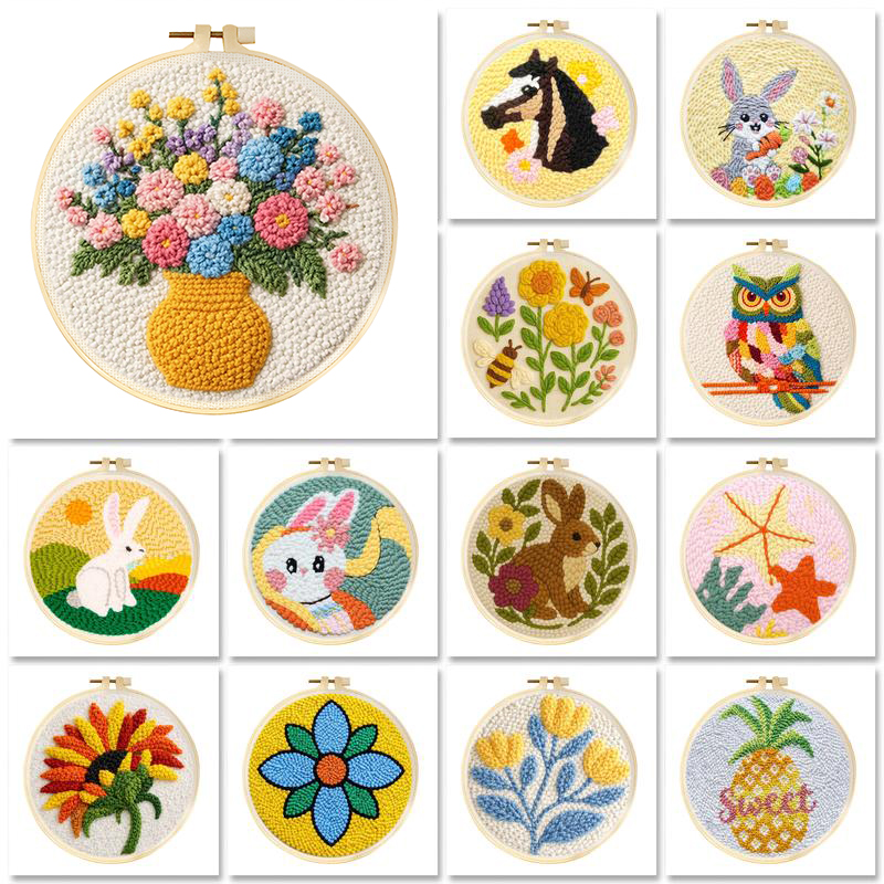 DIY Punch Needle Kits Cute Ani - Embroidery Converter recension och pris
