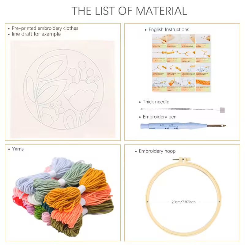 DIY Punch Needle Kits Cute Ani - Embroidery Converter recension och pris
