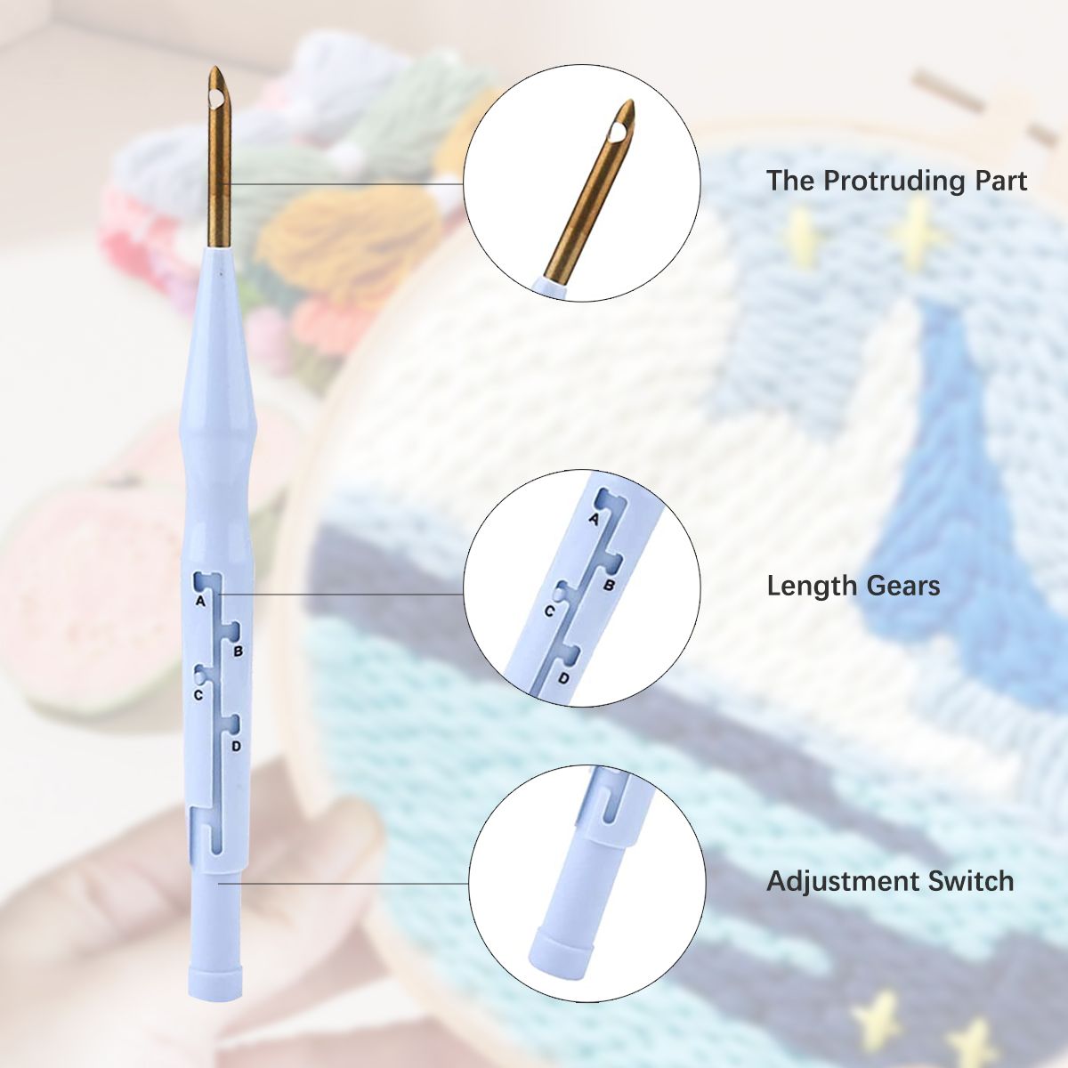 DIY Punch Needle Kits Cute Ani - Embroidery Converter recension och pris