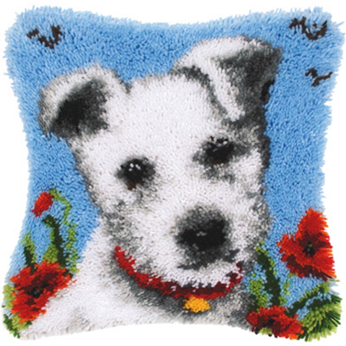Animal Wolf Pattern Latch Hook - Embroidery Knot recension och pris