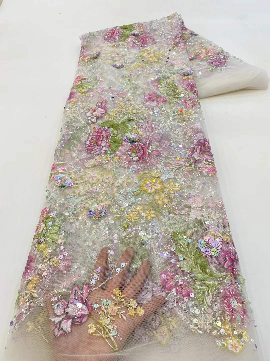African Lace Fabric 2026 High  - Embroidery Gradient recension och pris