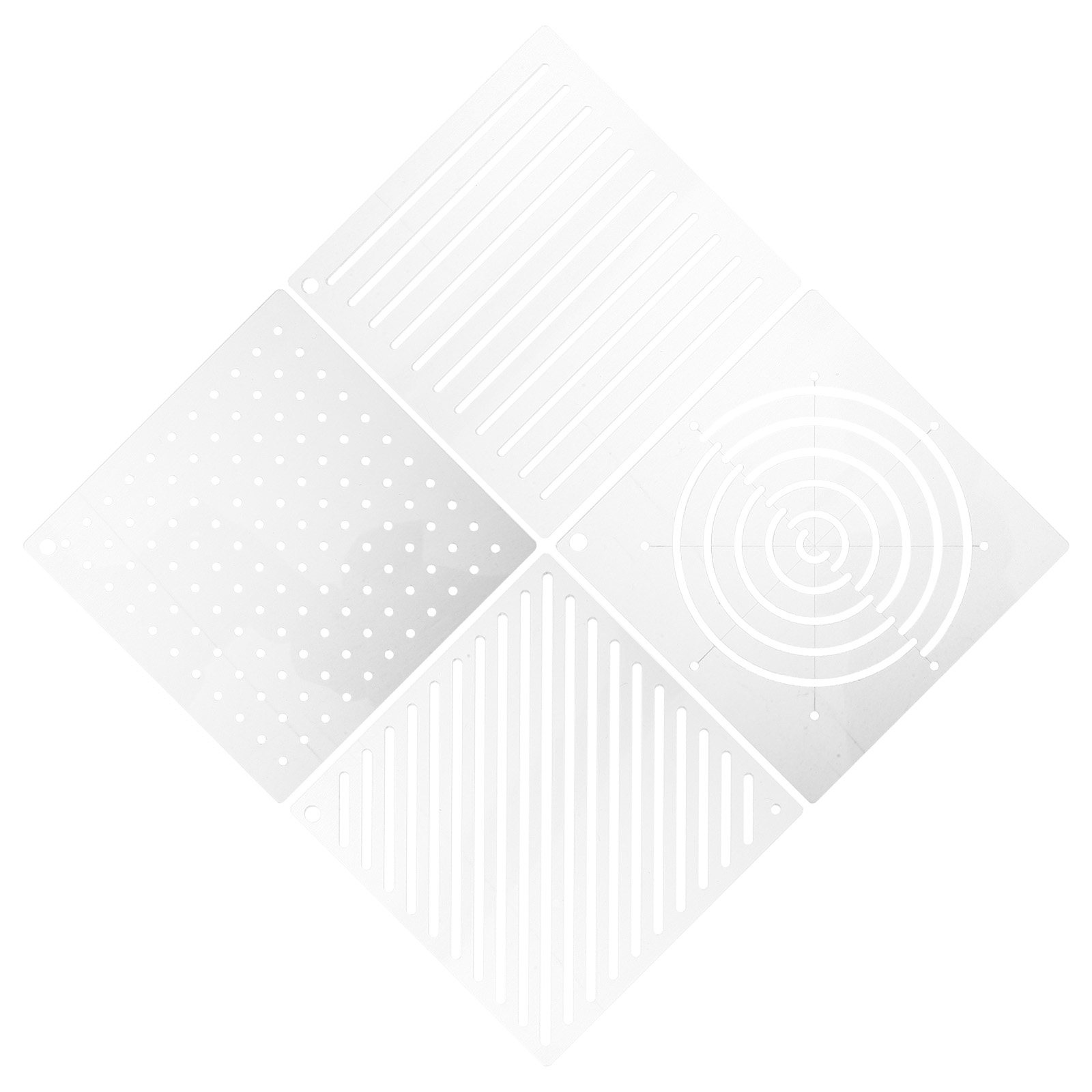 Acrylic Quilting Templates 4 P - Embroidery Quilting recension och pris