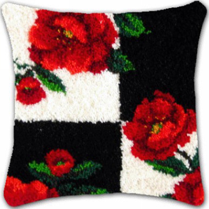 Flowers Plant Latch Hook Kit K - Embroidery Knot recension och pris