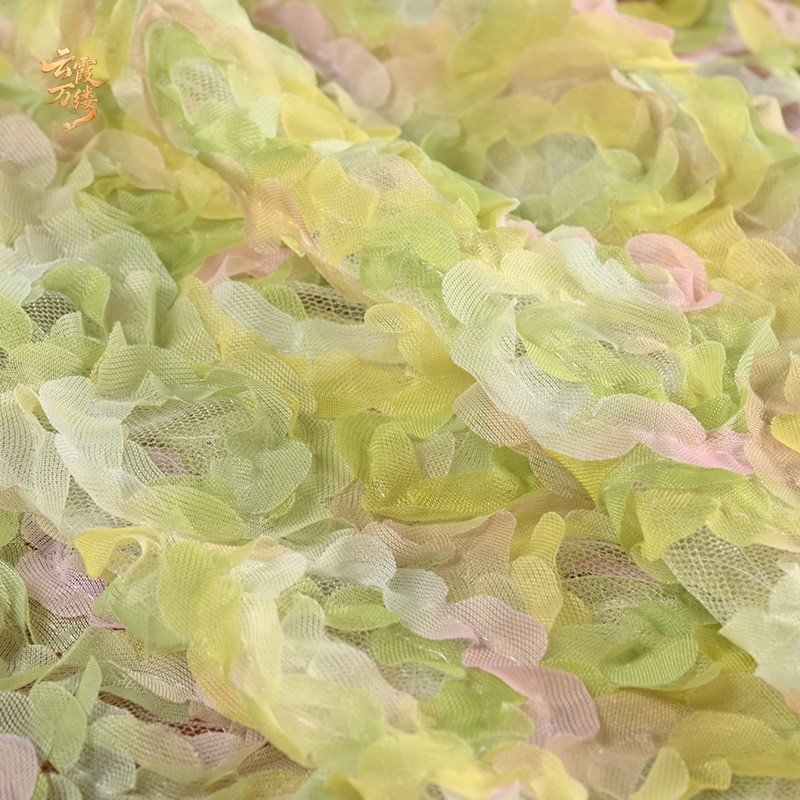 Green gradient three-dimension - Embroidery Gradient recension och pris