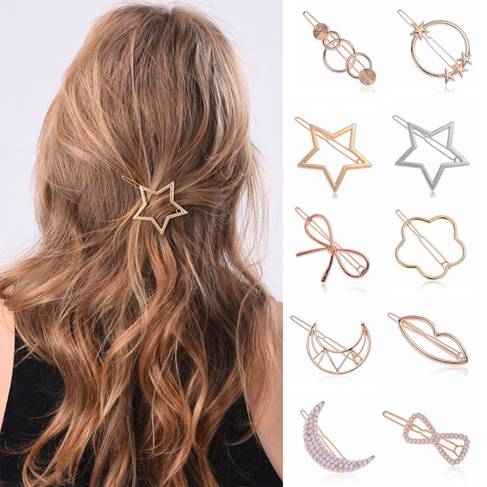 1PC Geometric Ponytail Hairpin - Embroidery Knot recension och pris