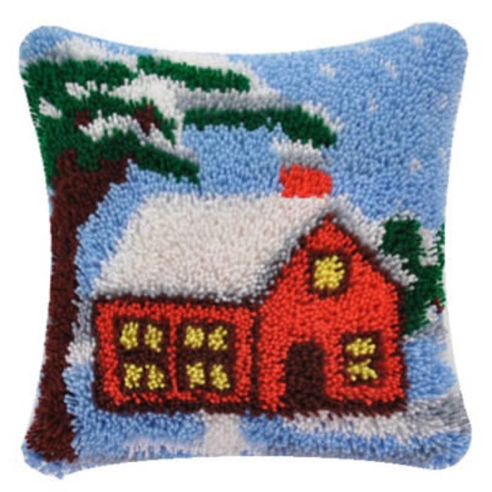 Latch Hook Kit Embroidery Cush - Embroidery Knot recension och pris