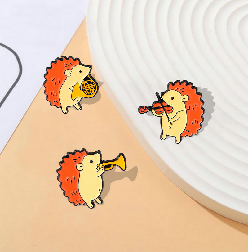 Hedgehog Musician Audience Ena - Embroidery Quilting recension och pris