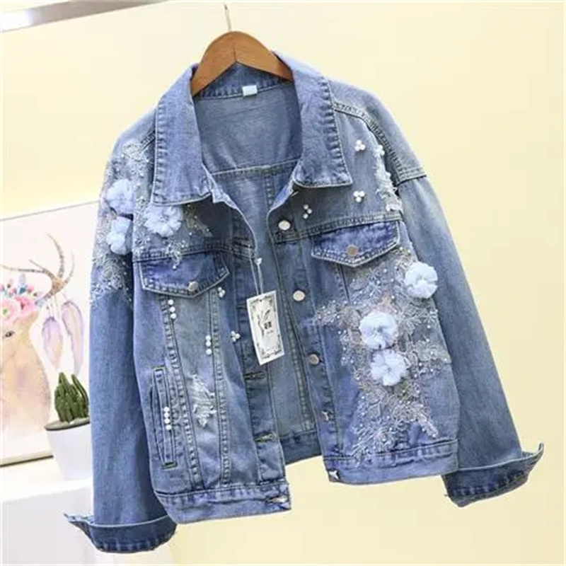 2022 New Embroidery Denim Shor - Embroidery Jeans Sakura recension och pris