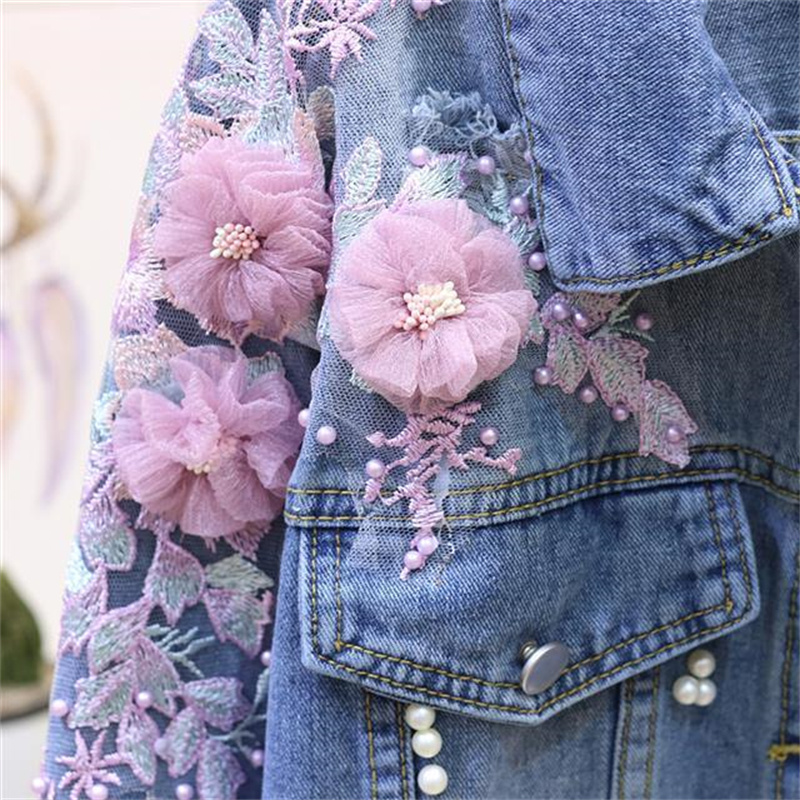 2022 New Embroidery Denim Shor - Embroidery Jeans Sakura recension och pris