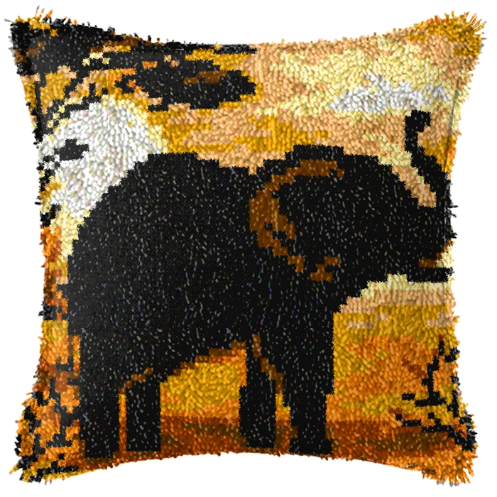 Elephant Horse Animal Latch Ho - Embroidery Knot recension och pris
