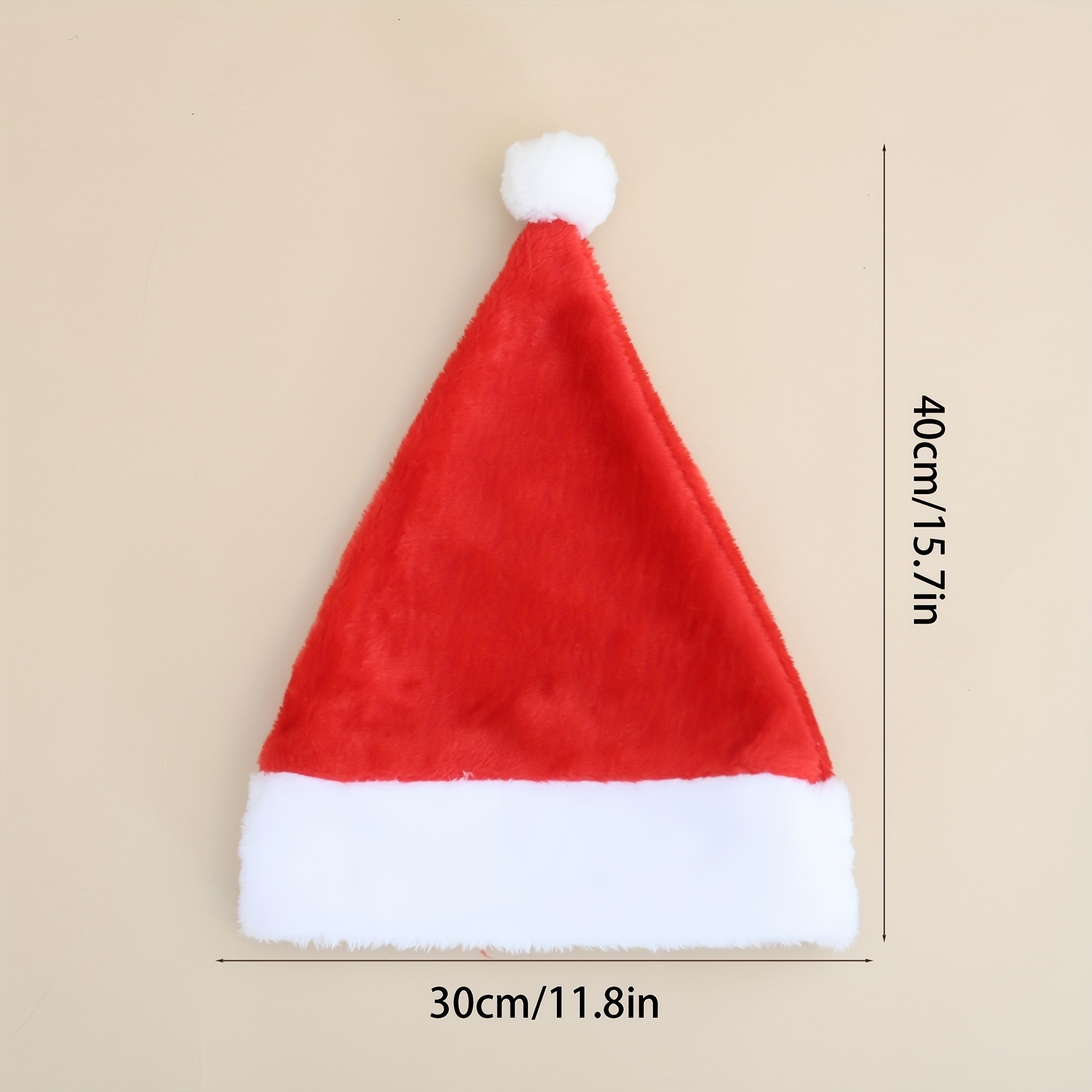 Personalized Christmas Santa H - Embroidery Red recension och pris