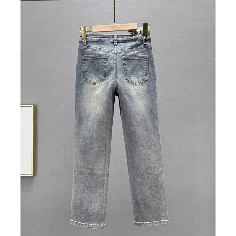 Summer Luxury Hollow Out Diamo - Embroidery Jeans Sakura recension och pris
