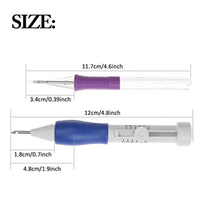 7-Piece Embroidery Punch Needl - Punch Needle Handle recension och pris