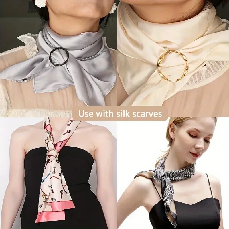 5pcs Fashion Metal Round Circl - Embroidery Knot recension och pris