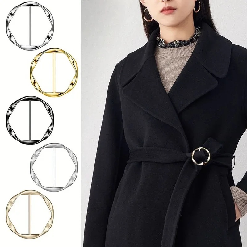 5pcs Fashion Metal Round Circl - Embroidery Knot recension och pris