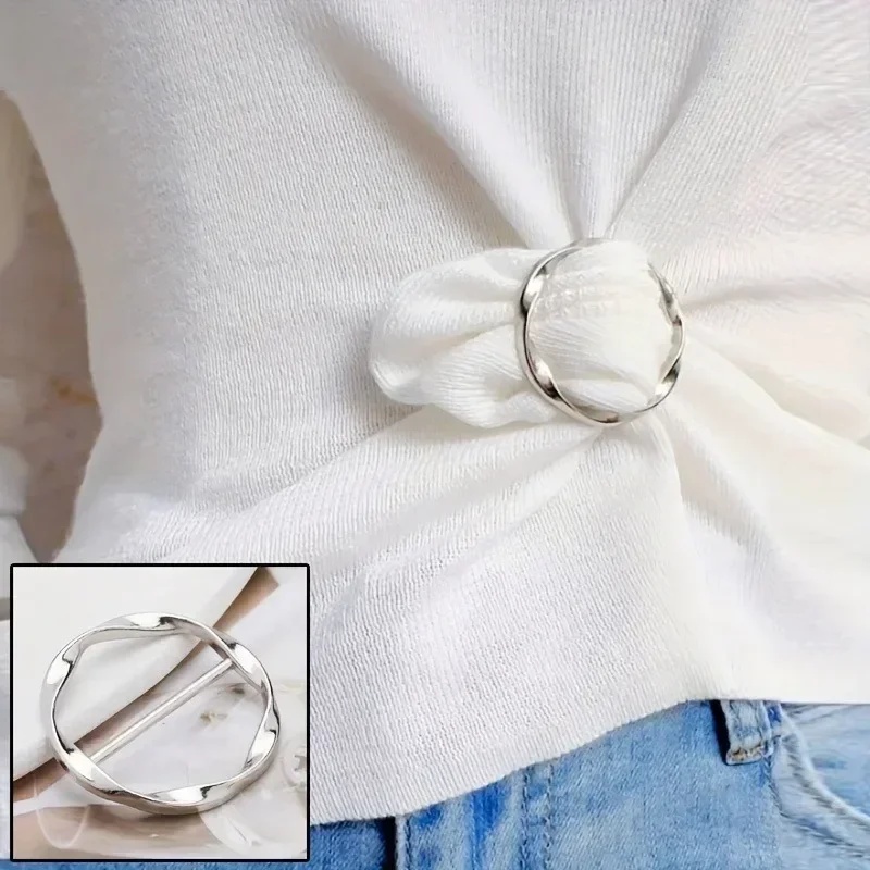 5pcs Fashion Metal Round Circl - Embroidery Knot recension och pris