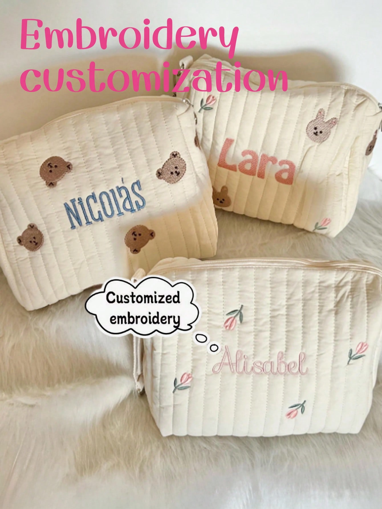 Custom Name Embroidery Baby Di - Embroidery Quilting recension och pris